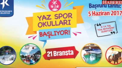 YAZ SPOR OKULLARI KAYITLARI BAŞLADI