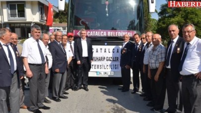 Başkan Cem Kara Muharip Gazileri Edirne’ye uğurladı