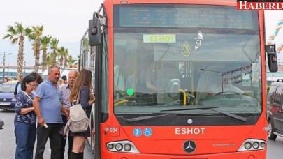 İzmirde 15 Temmuzda toplu ulaşım ücretsiz
