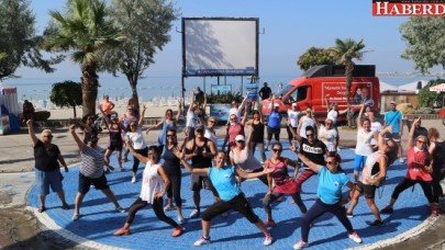 Büyükçekmece’de gün müzik eşliğinde sporla başlıyor!