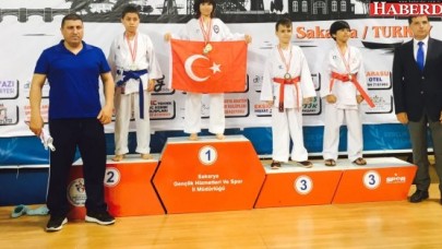 3 karateciden 3 altın madalya