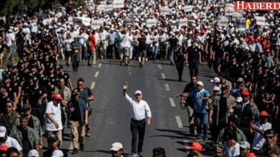 AK Partiden Adalet Yürüyüşü anketi