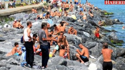 Nem oranı yüzde 93ü gördü... Sahiller doldu taştı