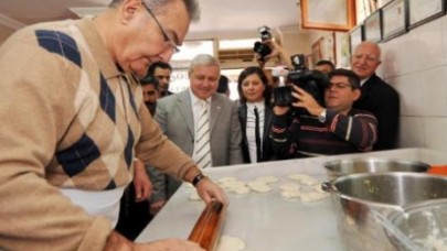 Baykal börek yaptı