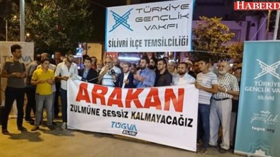 Arakan zulmü Silivride protesto edildi