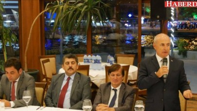 Akgün’den Kaymakam Arat onuruna veda yemeği