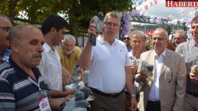 Çatalca Belediye Başkanı, Büyükerşene Posta Güverciniyle Mesaj Gönderdi