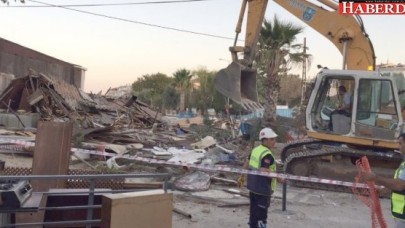 DERE ISLAHI KAPSAMINDA YIKIM ÇALIŞMASI GERÇEKLEŞTİRİLDİ