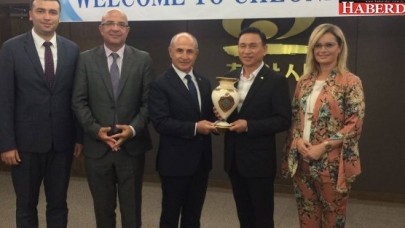 Başkan Akgüne Güney Kore’de büyük ilgi