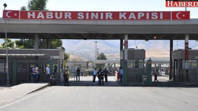 Habur Sınır Kapısından geçişler tek taraflı kapatıldı