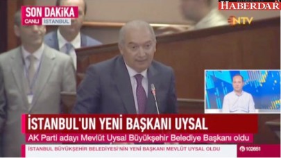 İstanbul Büyükşehir Belediyesinin yeni başkanı Mevlüt Uysal oldu.