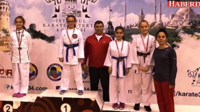 Karateciler madalyaya doymuyor