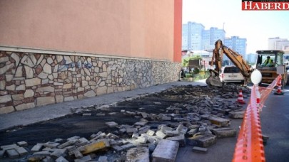 Barış Mahallesinde yenileme çalışmaları