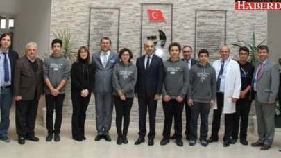 Başkan Kerimoğlu öğrencilerler bir araya geldi