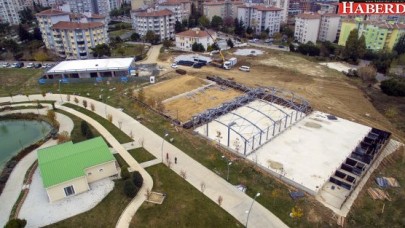 Büyük Atatürk Parkı’na modern sosyal tesisler