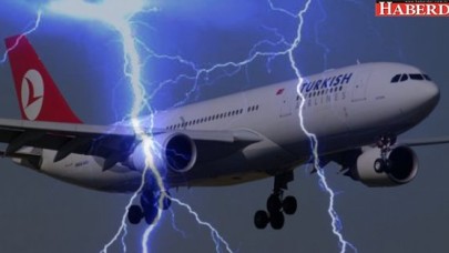 THY uçağına yıldırım isabet etti