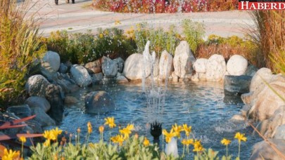 Büyükçekmece’de kış mevsiminde de rengarenk