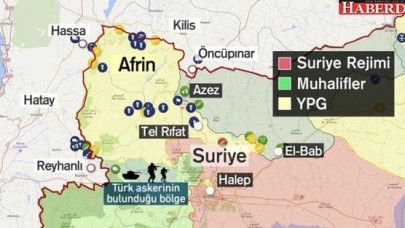 Afrine kara harekatı - Zeytin Dalı Harekatında ikinci gün