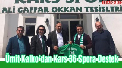 Ümit Kalko’dan Kars36 Spora Destek