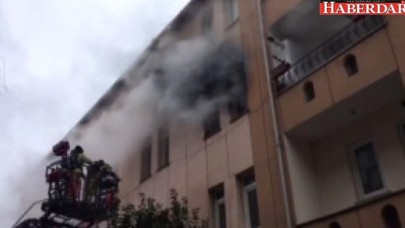 Avcılarda Korkutan Ev Yangını