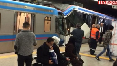 Tramvaylar Çarpıştı, 1 Kişi Yaralandı