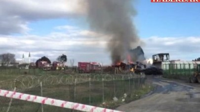 Küçükçekmecede Yangın