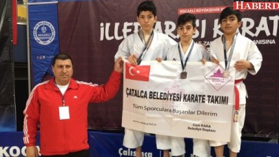 Çatalca’nın karatecileri durmak bilmiyor