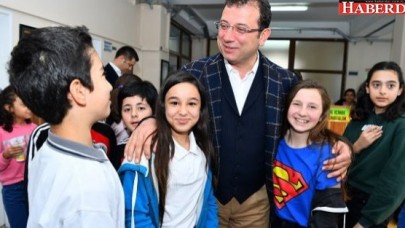Başkan İmamoğlu öğrencileri ziyaret etti