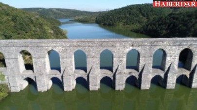 İstanbuldaki Barajların Doluluk Oranı Havadan Görüntülendi