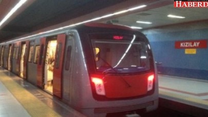 Ankara metrosunda korkutan patlama sesi