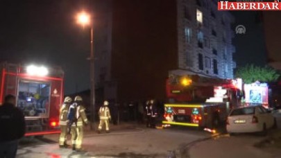 Esenyurtta Yangın Çıkan Apartmanda 12 Kişi Mahsur Kaldı