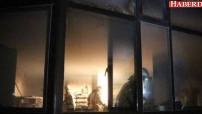 İstanbulda hastanede yangın