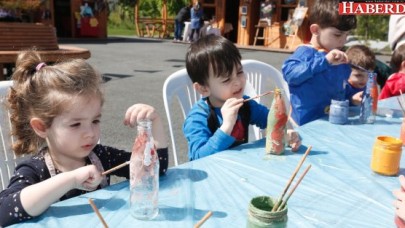 MİNİKLERDEN RENGARENK GERİ DÖNÜŞÜM