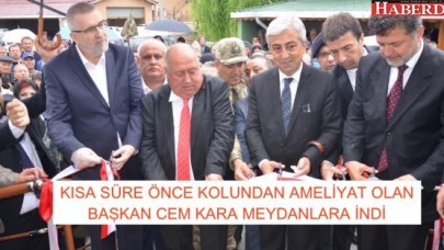 CEM KARA MEYDANLARA İNDİ