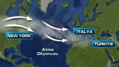 Radyasyon bulutları Türkiye'de