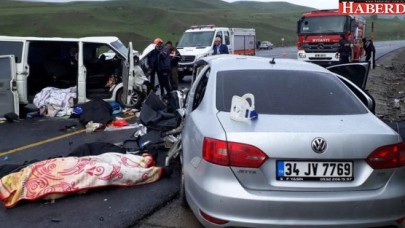 Katliam gibi kaza: 5 ölü 10 yaralı