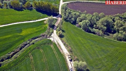 Açılan tarla yolları çiftçilerimizin yüzünü güldürüyor