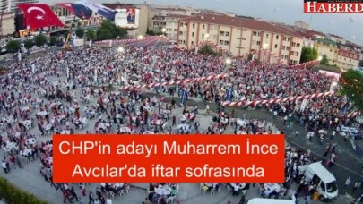 CHPNin adayı İnce Avcılarda iftar sofrasında