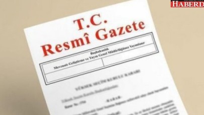 Resmi Gazetede yayımlandı: Sarayda kuruluyor