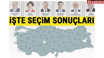İşte resmi olmayan seçim sonuçları
