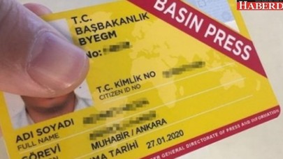 Sarı basın kartı almak isteyenler artık oraya başvuracak!