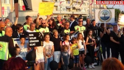 Silivride Çocuk İstismarı ve Kadına Şiddet Protestosu