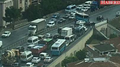 Büyükçekmecede feci kaza!