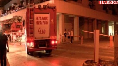 Büyükçekmecede hastane yanındaki fabrikada yangın