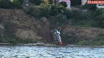 Vidanjör Denize Uçtu