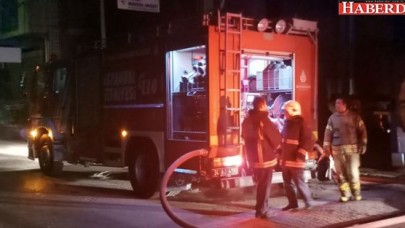Başakşehirde fabrika yangını