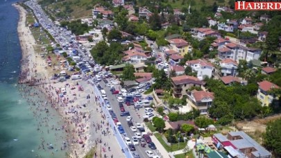 Beylikdüzü sahilinde yaz hareketliliği