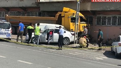 Başakşehirde hafriyat kamyonu dehşeti!