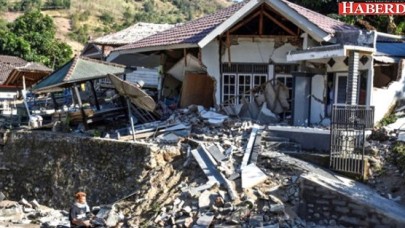 Deprem Felaketinin Yaralarını Saramayan Endonezya 6,2 ile Yeniden Sallandı!