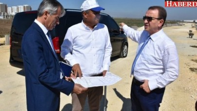 Özcan Işıklar çalışmaları denetledi